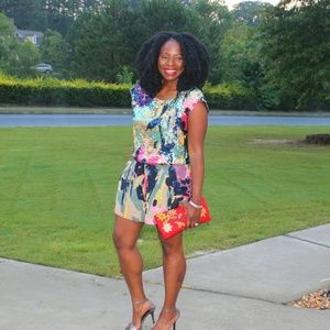 DKNY sequin romper fits 8-10